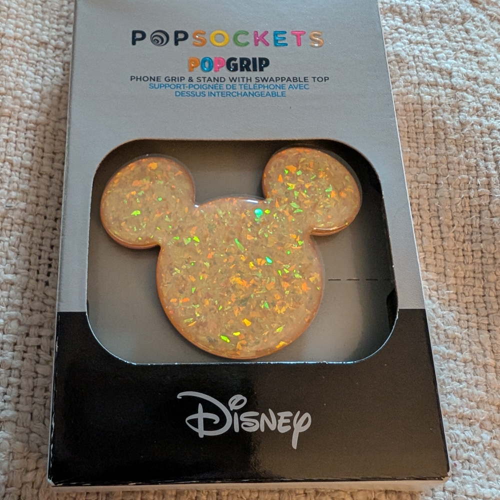 PopSockets PopGrip Disney Iridescent Gold Mickey Phone Grip
